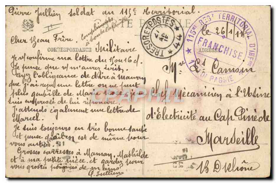 CPA Douanes Cols des Vosges Douanier allemand gardant le poteau frontiere de la Schlucht  — Rückseite