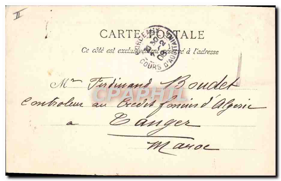 CPA Douanes Bordeaux Panorama de la douane et de la Bourse  — Rückseite
