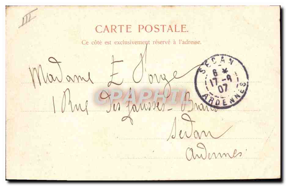 CPA Douanes St Malo La douane et la grande porte Bateau — Verso
