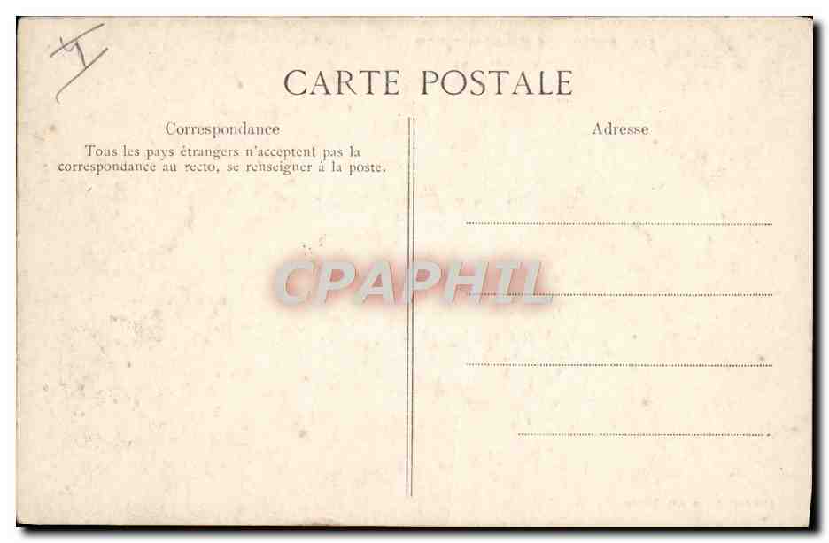 CPA Douanes Frontiere franco suisse Le desert de la mort  — Rückseite