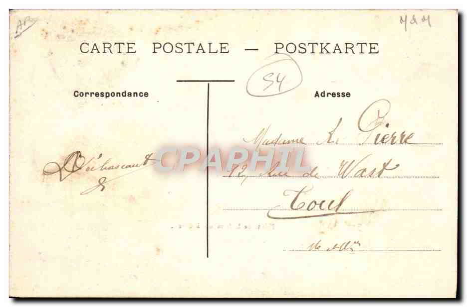 CPA Douanes Frontiere Grenze Route de Lafrimbole a Cirey  — Rückseite