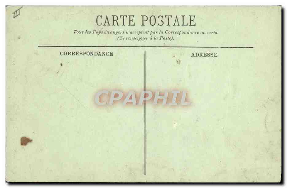 CPA Judaica Juif Rouen Le palais de justice et la rue aux Juifs  — Rückseite