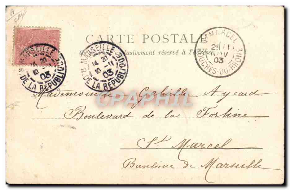 CPA Judaica Juif Grosses juives — Rückseite