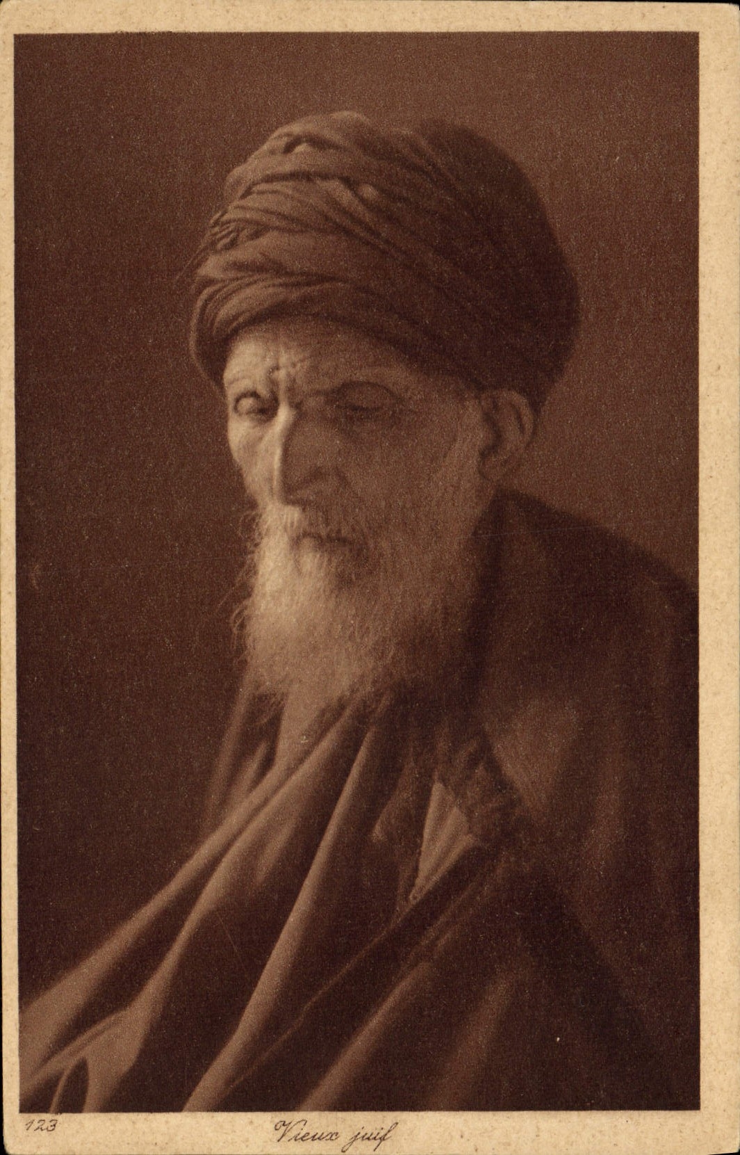 Vieux juif — portrait — Éditeurs L.&L, n°123