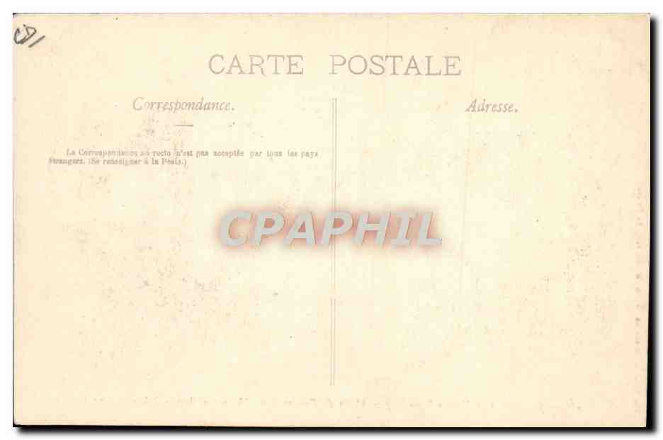 CPA Le Creusot Usines Schneider Halle de forgeage au marteau pilon Pilon de 100 tonnes  — Rückseite