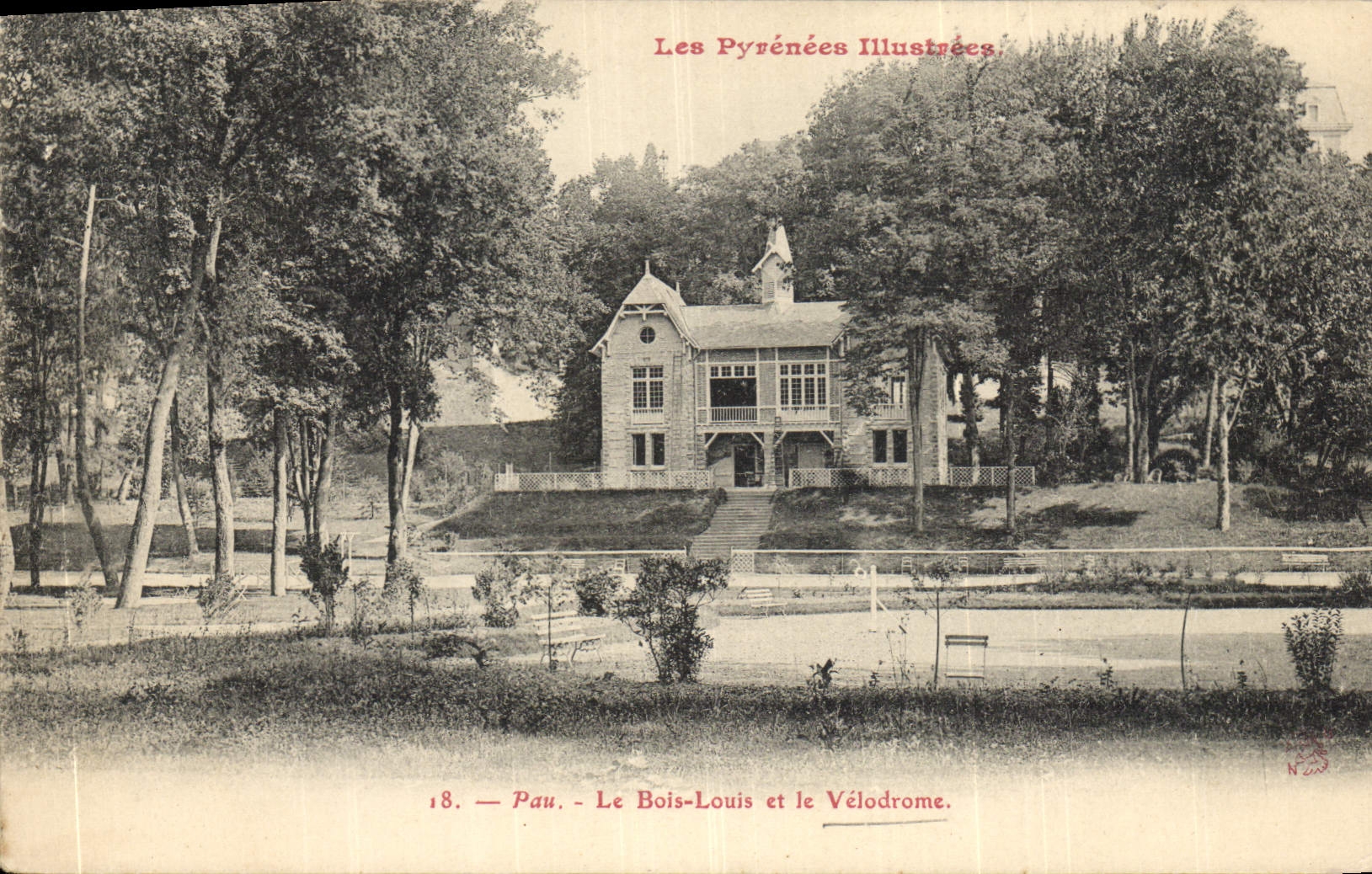 Pau — Der Bois-Louis und das Velodrome — Les Pyrénées Illustrées, n°18