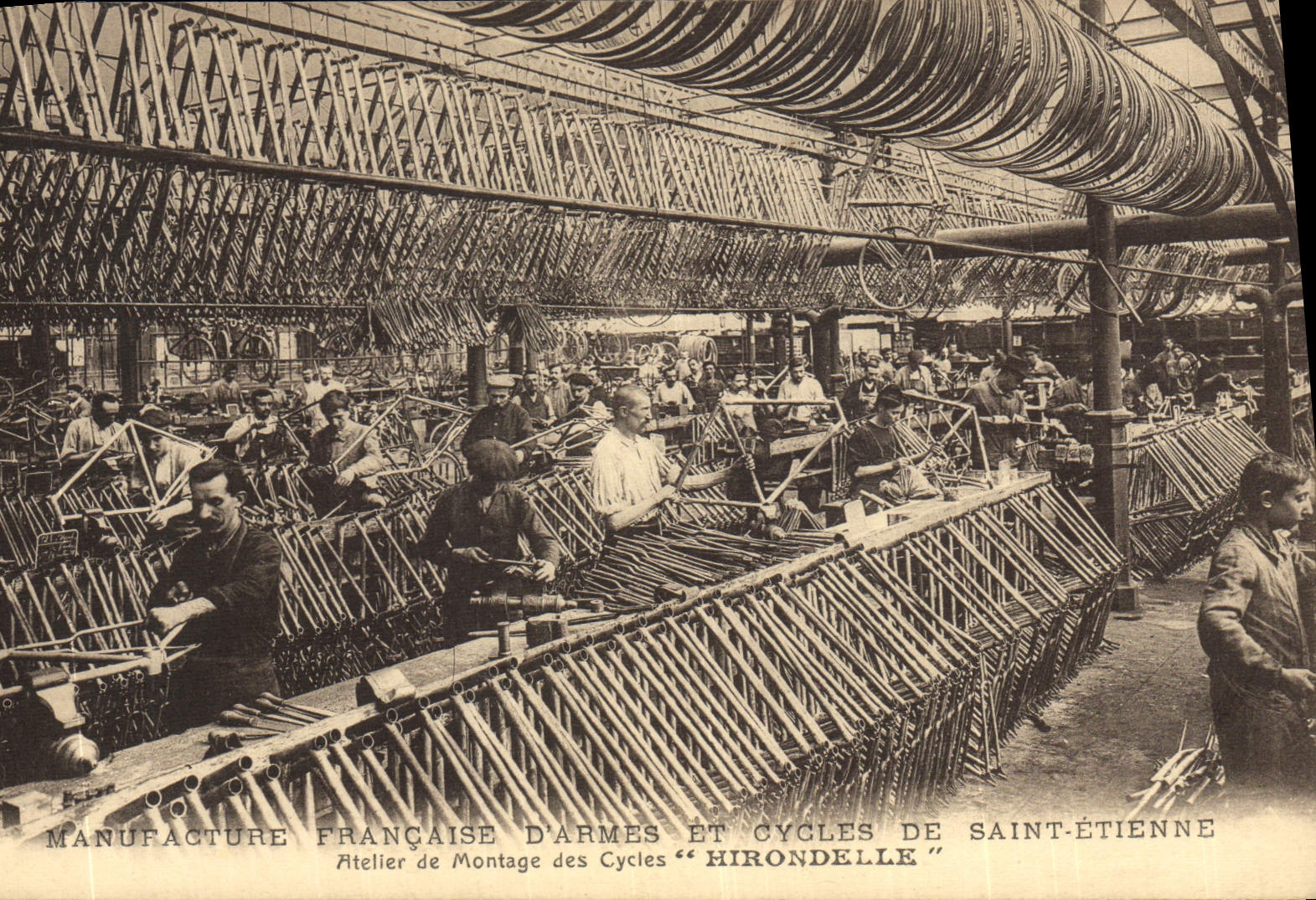 Atelier de Montage des Cycles "Hirondelle" — Manufacture Française d'Armes & Cycles de Saint-Étienne — Modèle 67