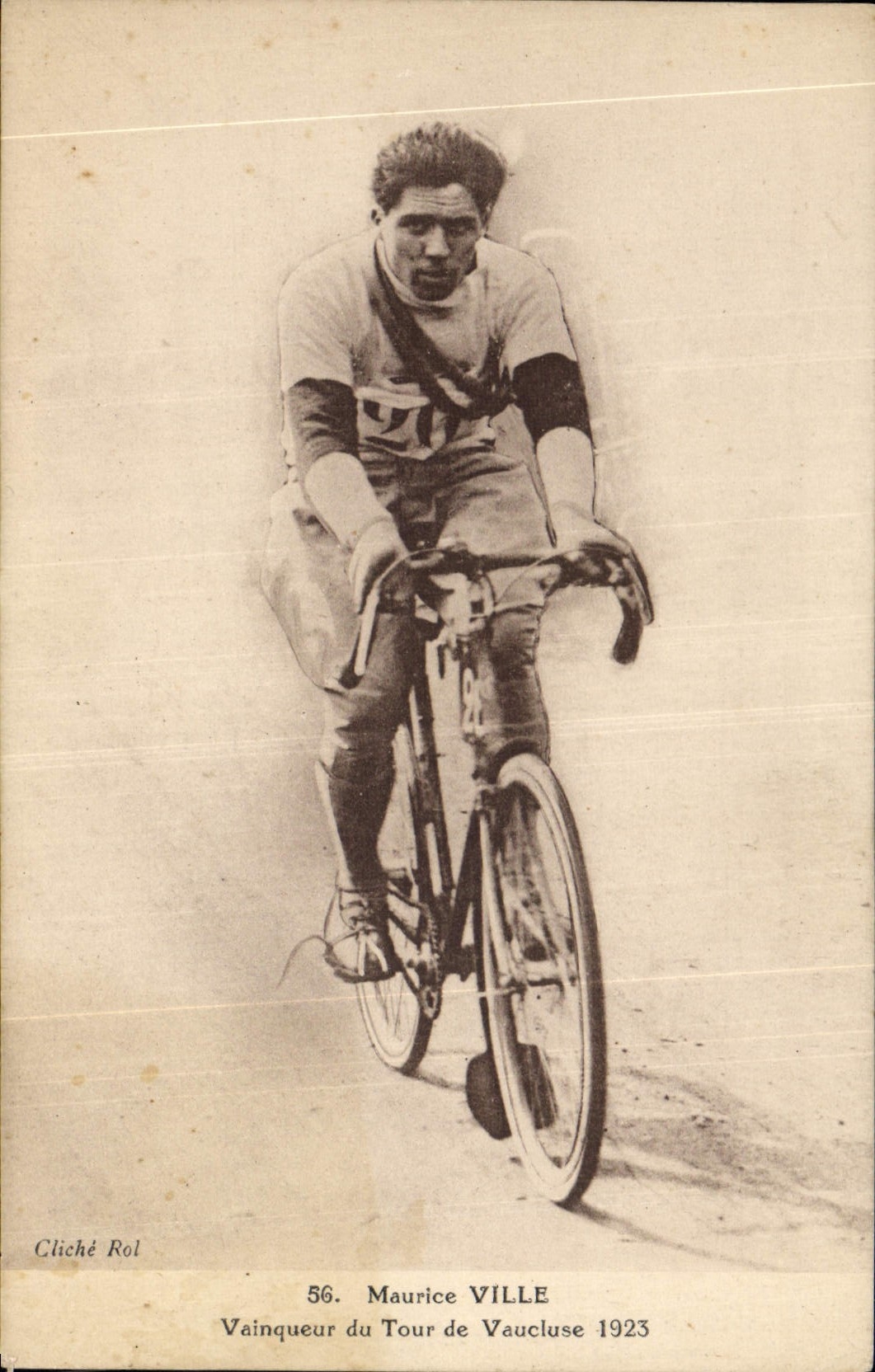 Maurice VILLE — Vainqueur du Tour de Vaucluse 1923 — Cliché Rol
