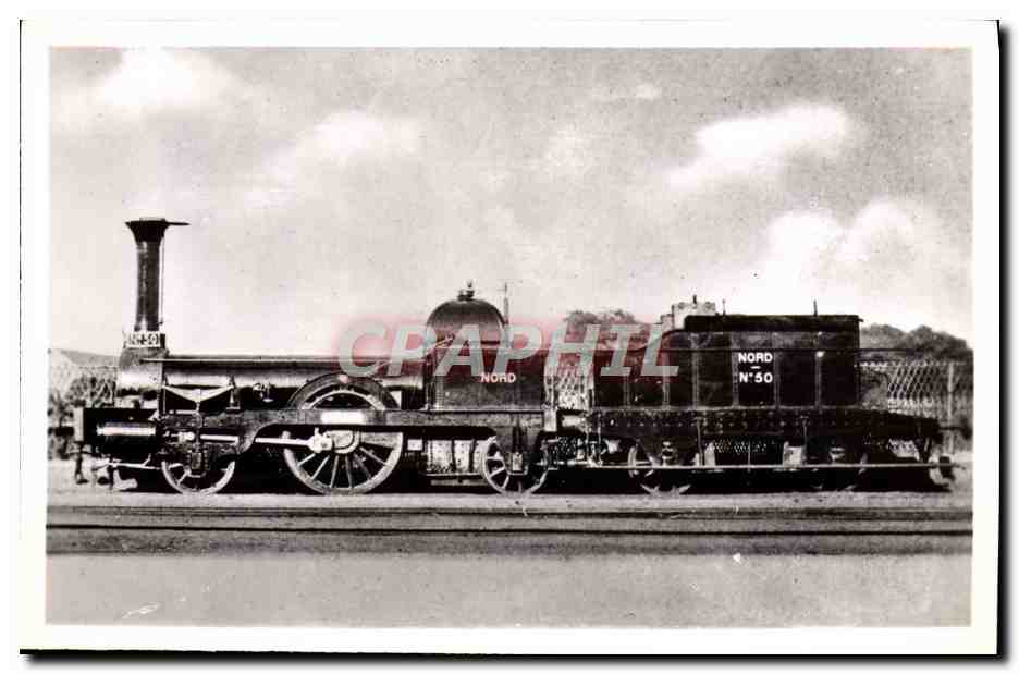 CPM Chemins de Fer Train Locomotive 50 Gravelines de la compagnie du Nord Type Clapeyron
