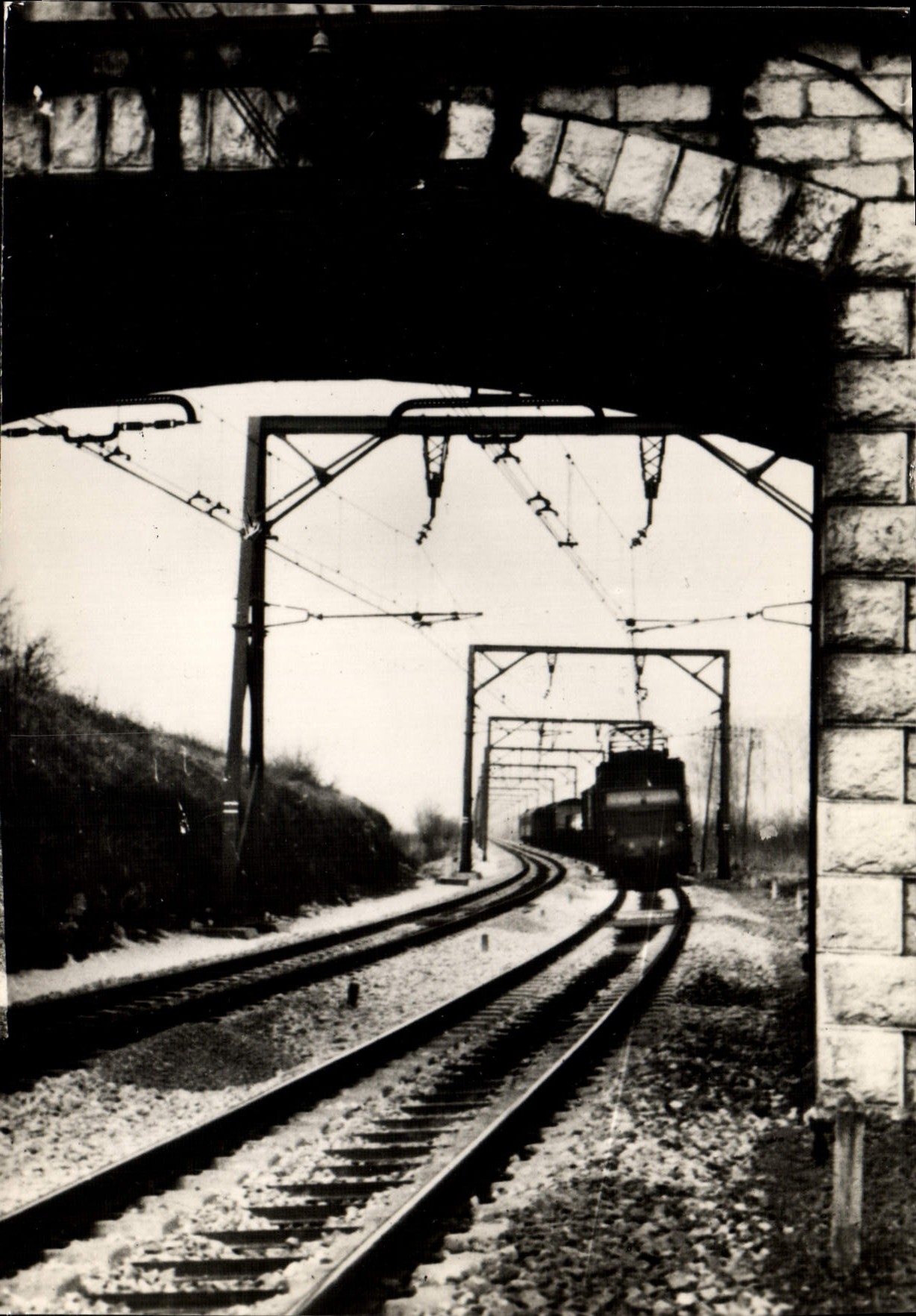 CPM Chemins de Fer Train Paris Modane Rome entre Culoz et Aix les Bains