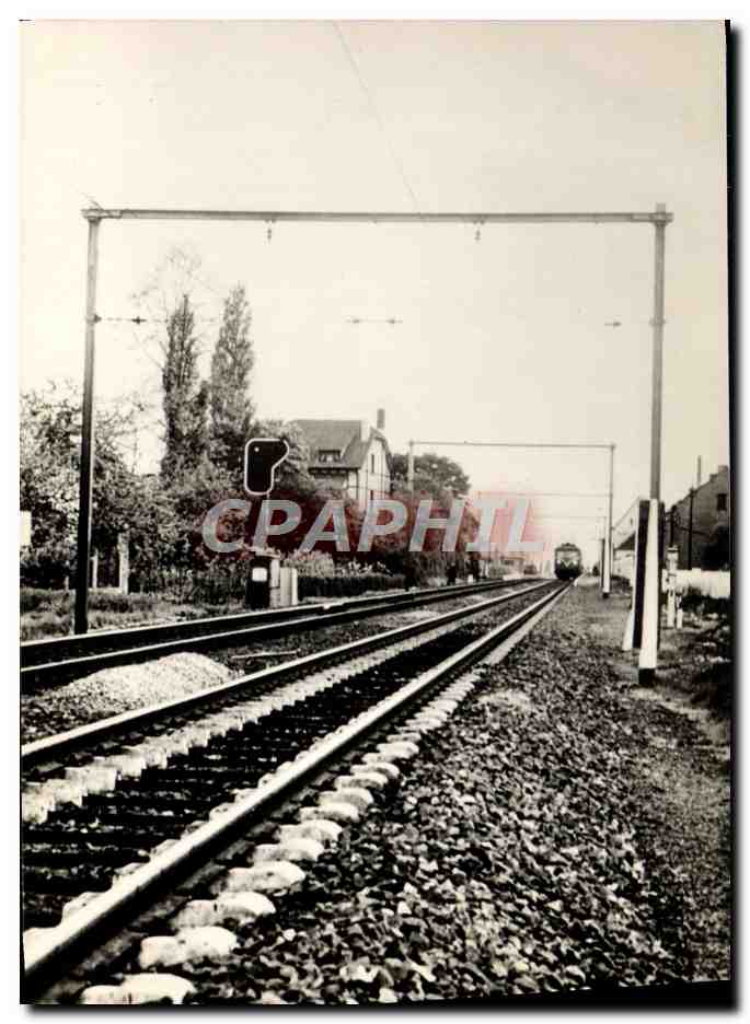 CPM Chemins de Fer Train Brussels Liege