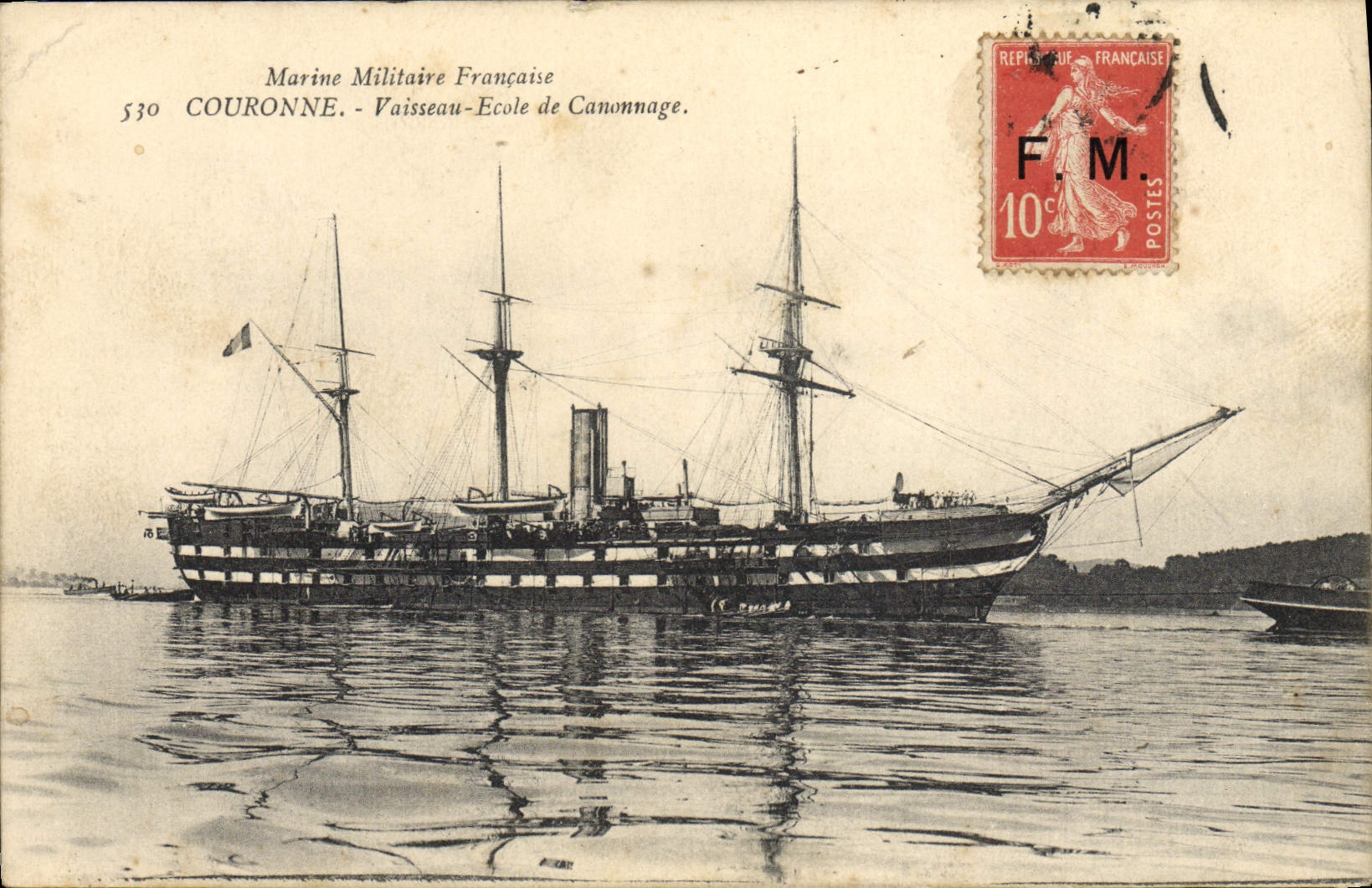 Corona - Vaisseau-Ecole de Canonnage — Marina Militare Francese, n°530