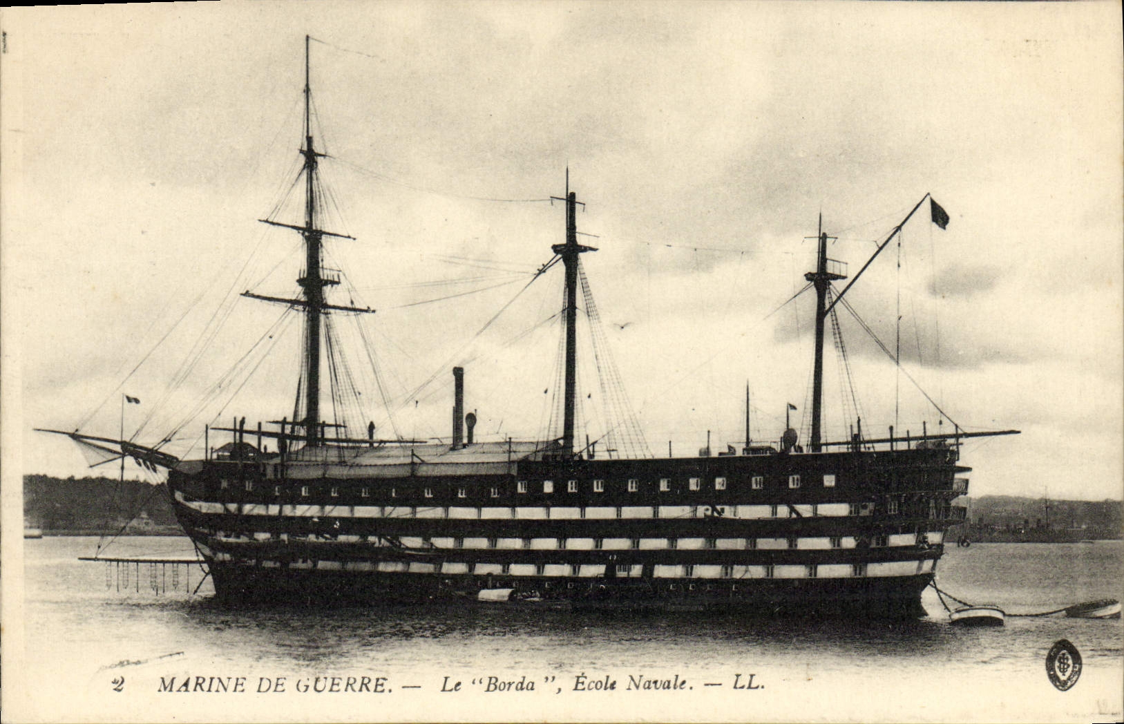 Le "Borda", Escuela Naval — Marina Militar — LL.