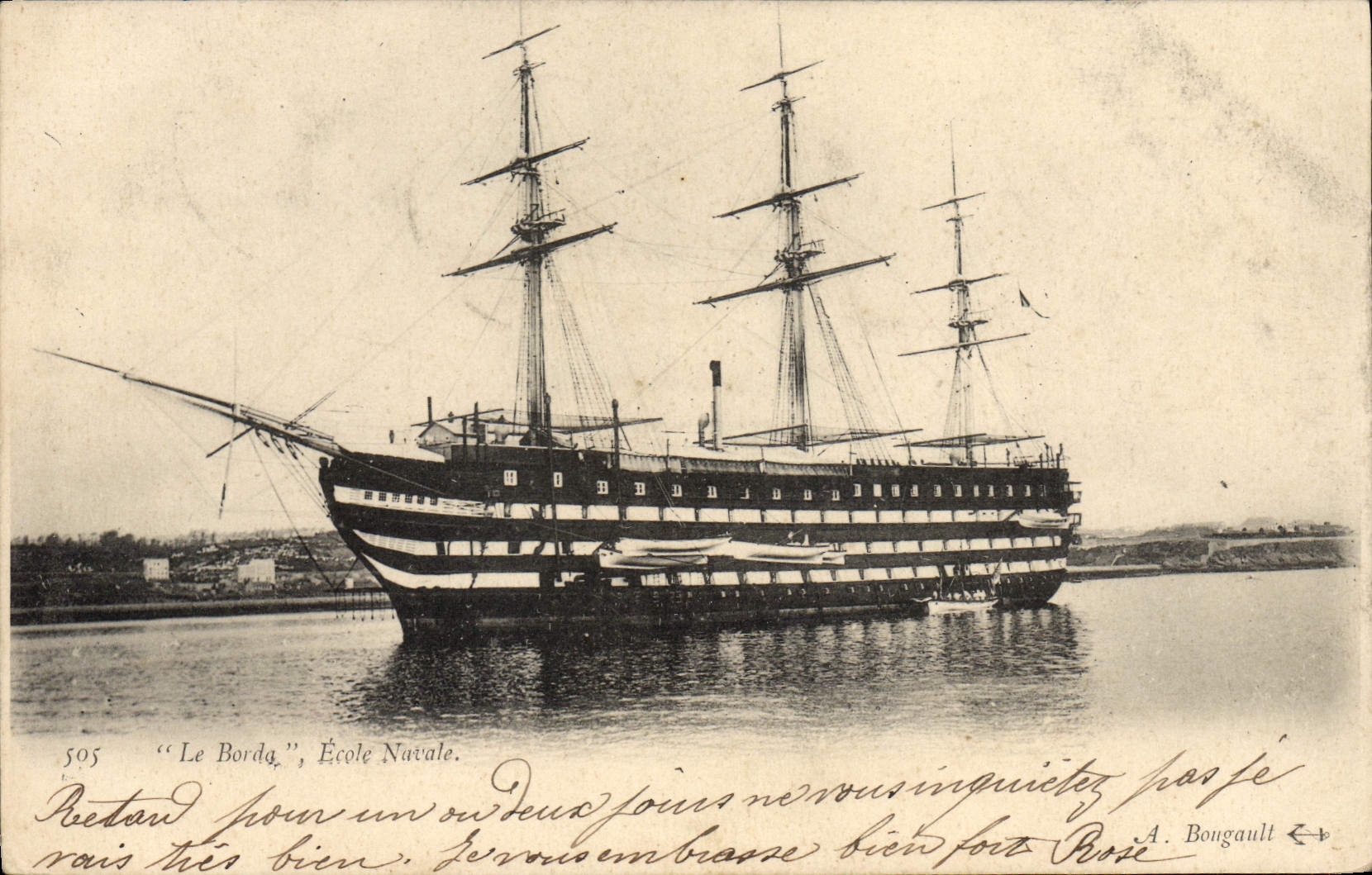 Le Bordas, Escuela Naval — A. Bongault, n°505