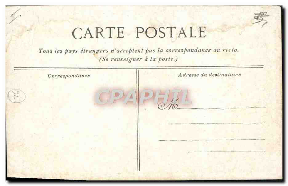 CPA Bateau Voilier Le Havre Trois mats dechargeant son fret  — Verso