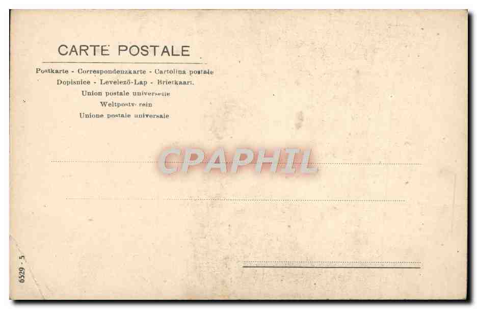 Femme nue assise — pose artistique — éditeur inconnu, n° 6320-5 — Verso