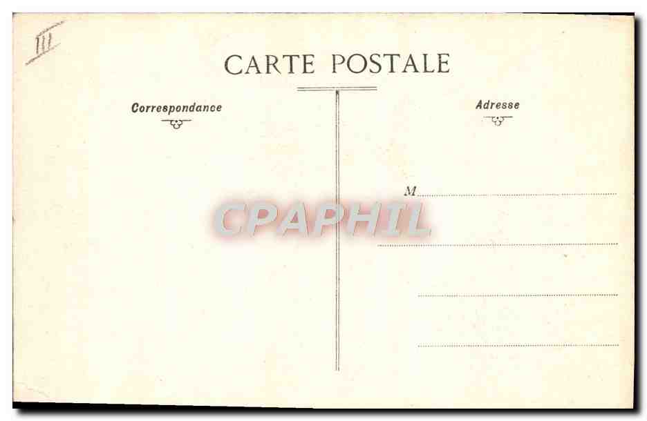 CPA Montpellier Caserne de Gendarmerie  — Verso