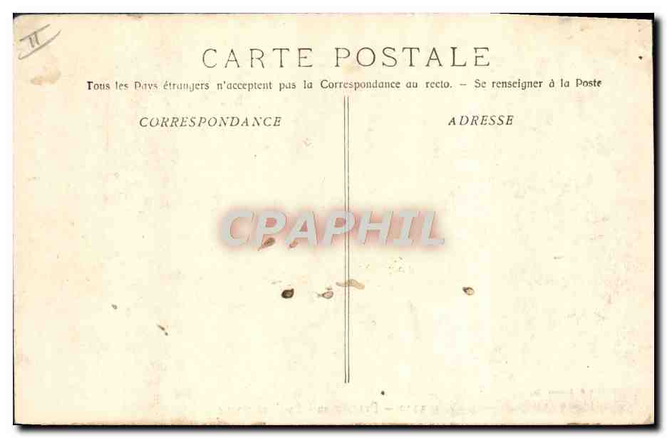 Draguignan - Die Gendarmerie — Phototypie E. Légoir, Marseille, n° 3320 — Rückseite