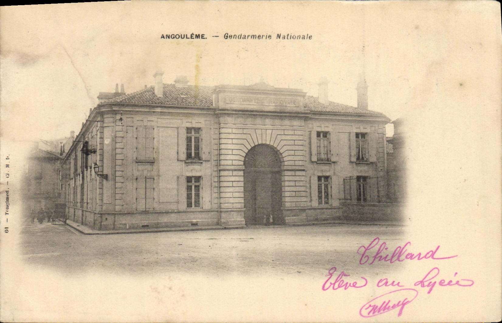 Angoulême — Nationale Gendarmerie — Verlag Toupeland