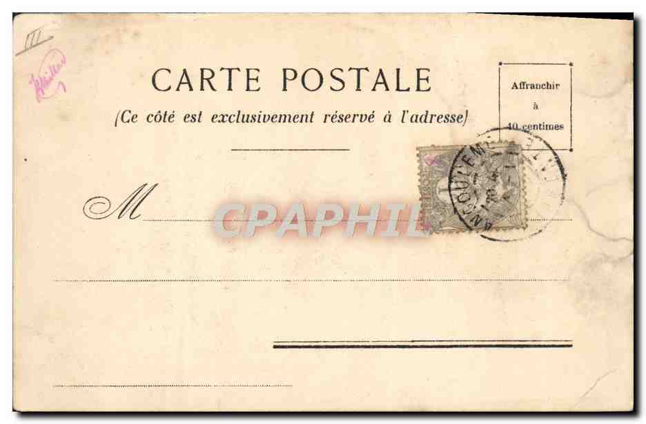 Angoulême — Nationale Gendarmerie — Verlag Toupeland — Rückseite