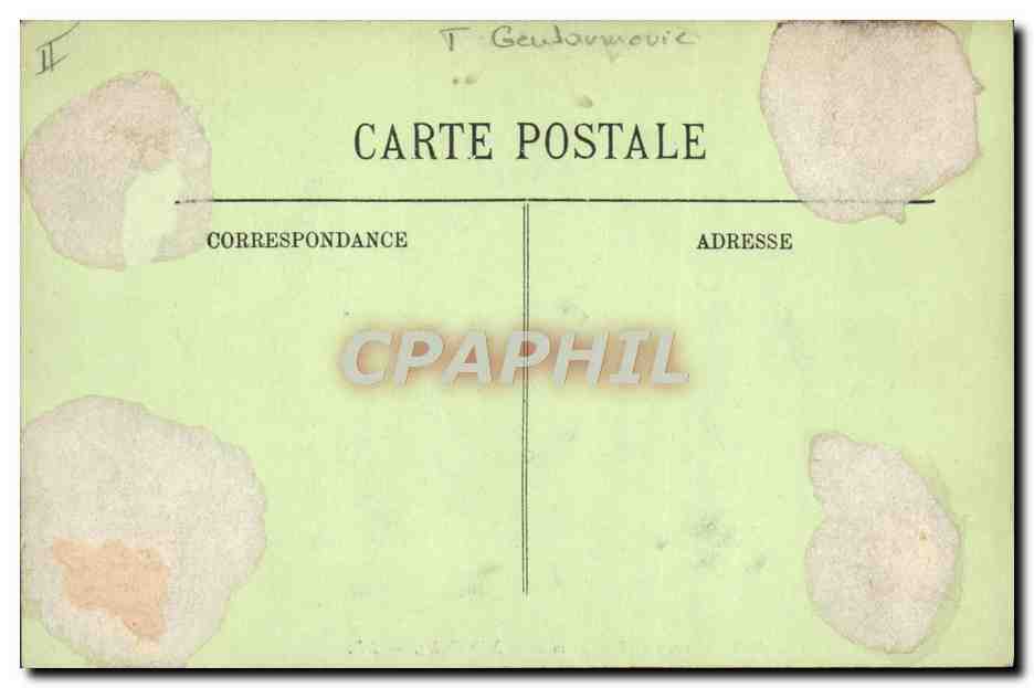 Vernon — La Gendarmerie (Vieilles maisons XVᵉ siècle) — LL. — Verso