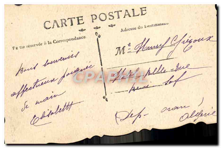 CPA Militaria Drapeau bavarois decore de la Croix de Fer Lassigny (carte toilee) — Rückseite
