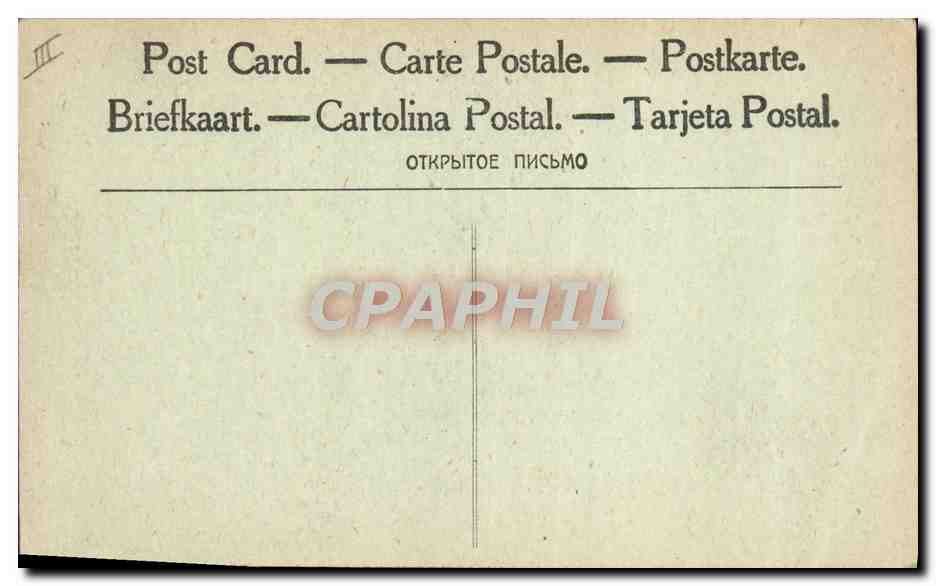 CPA Militaria Le general Francais Gouraud — Rückseite