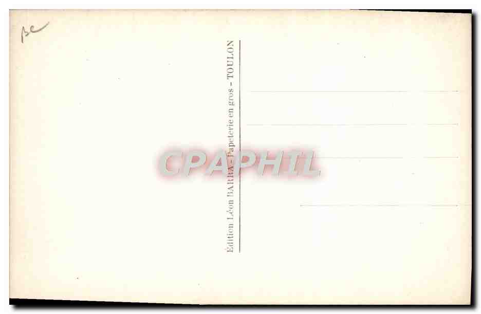 CPA Bateau Sous marin Marine Francaise Circe — Verso