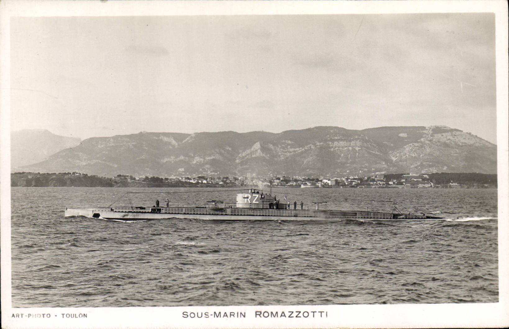 Sous-marin Romazzotti — Toulon — Art-Photo Toulon