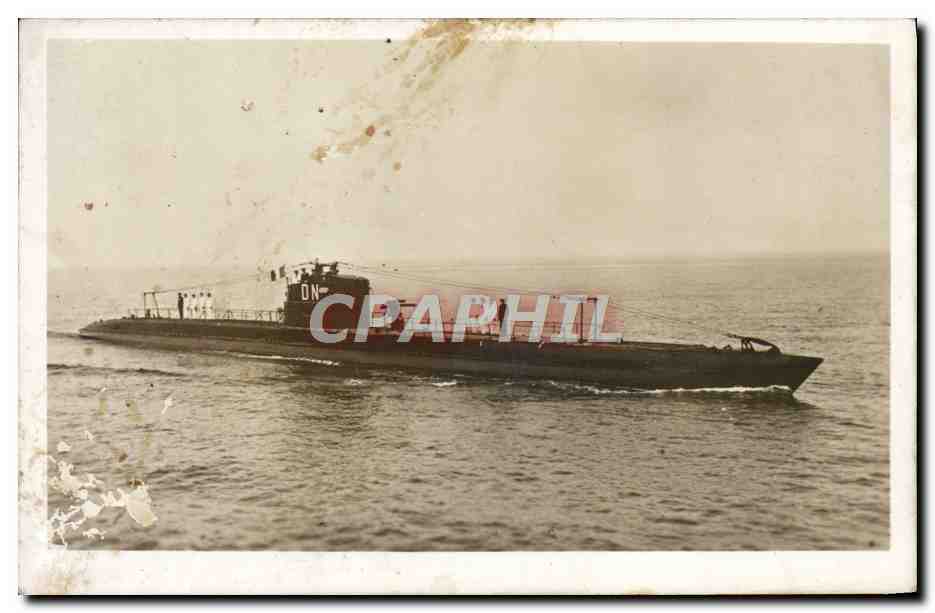 CPA Bateau Sous marin Danae 