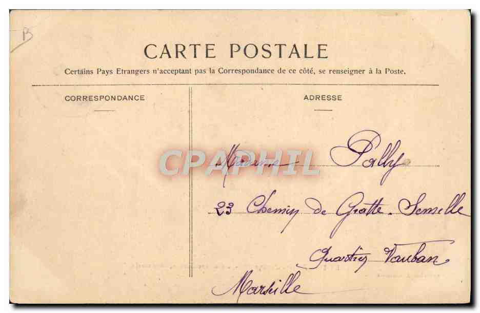 CPA Bateau Sous marin Gustave Zede  — Verso