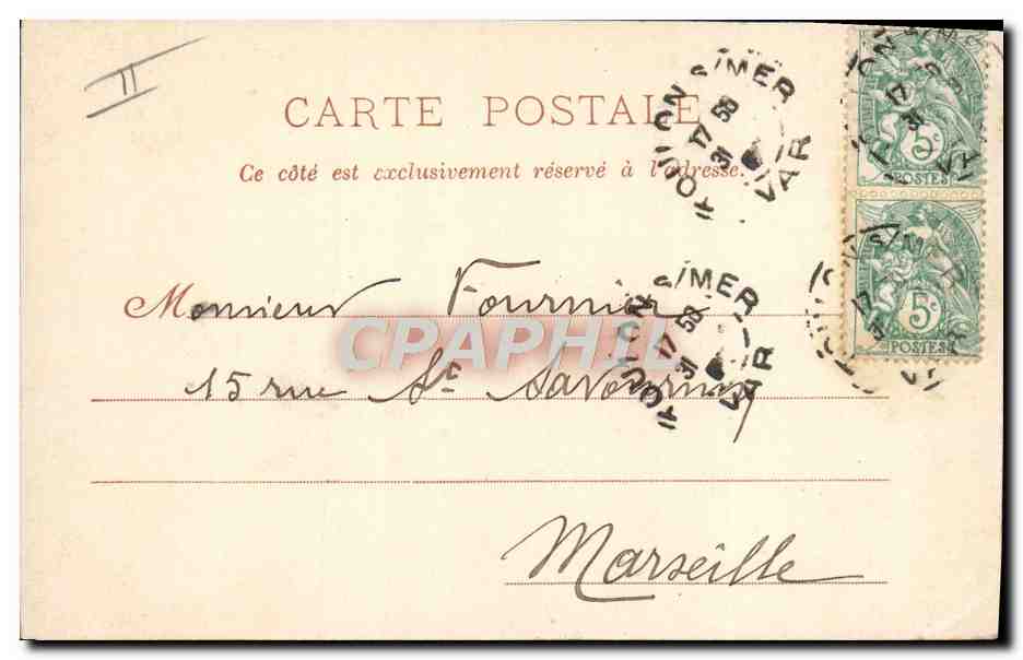 CPA Bateau Sous marin Le Gustave Zede  — Verso