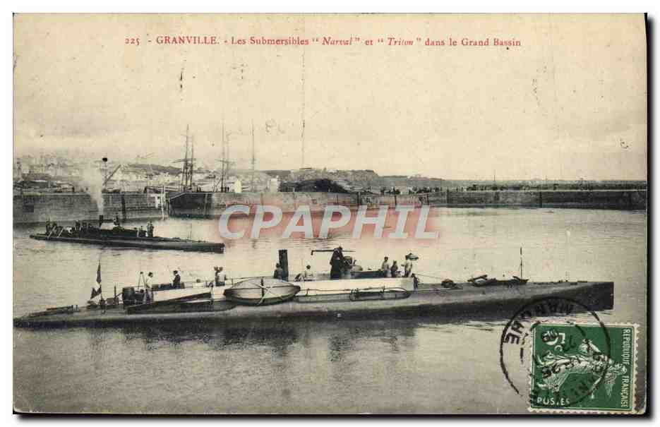 Granville - I Sottomarini "Narval" e "Triton" nel Grande Bacino