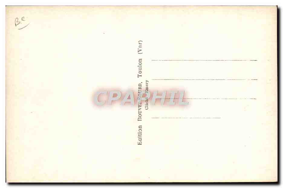 Sous-Marin Requin — Édition Bouve-Sourd, Toulon (Var) — Verso