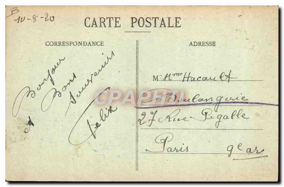 Le Submersible "Germinal" — Cherbourg — Collection F. C. — Reverso