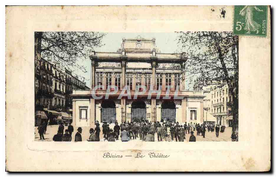 CPA Beziers Le Theatre 