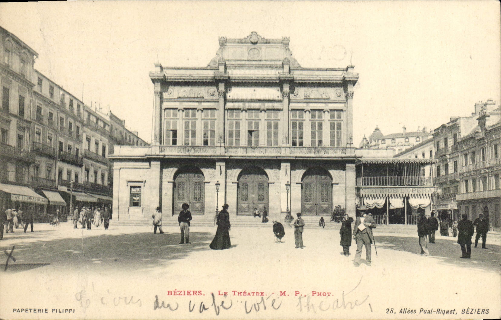 CPA Beziers Le Theatre 