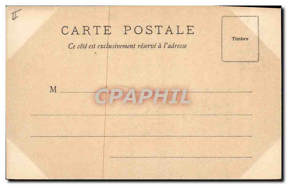 CPA Bordeaux Le grand Theatre  — Verso