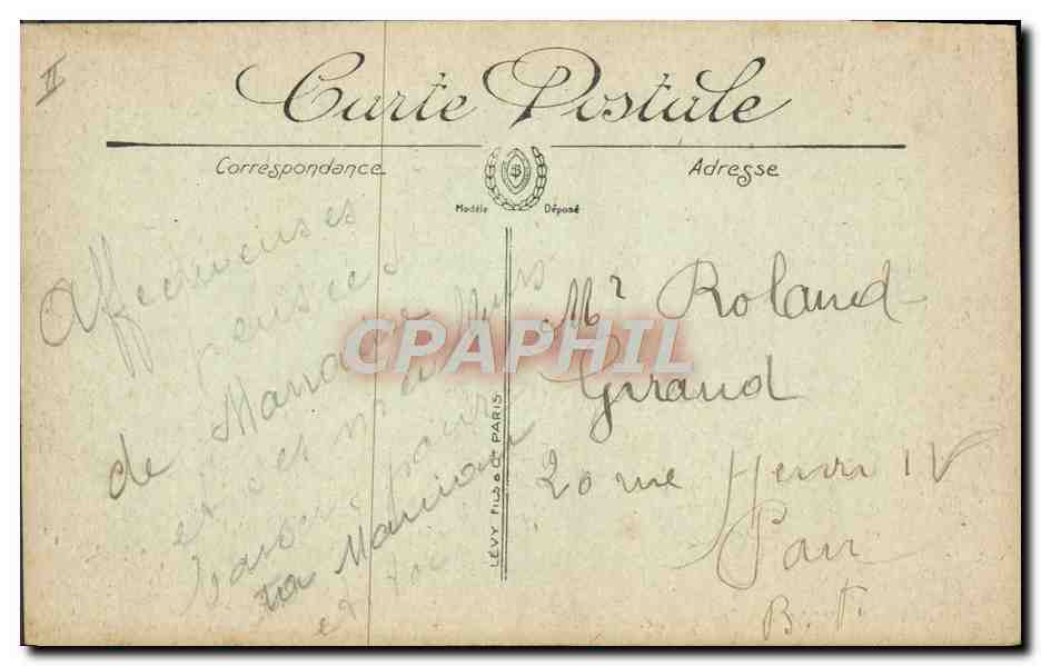 CPA Beauvais Le Theatre Automobile  — Verso