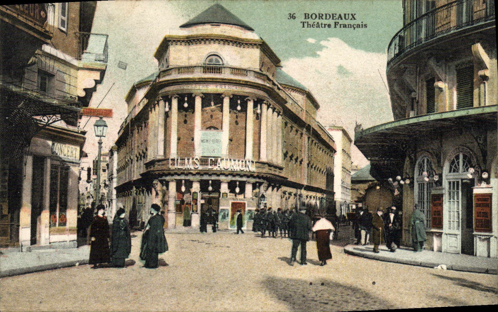 Bordeaux — Théâtre Français — Éditeur : Films Daumon, n°36