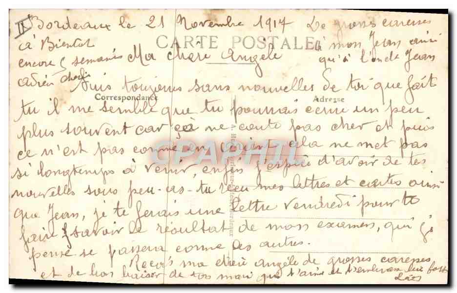Bordeaux — Théâtre Français — Éditeur : Films Daumon, n°36 — Achterkant