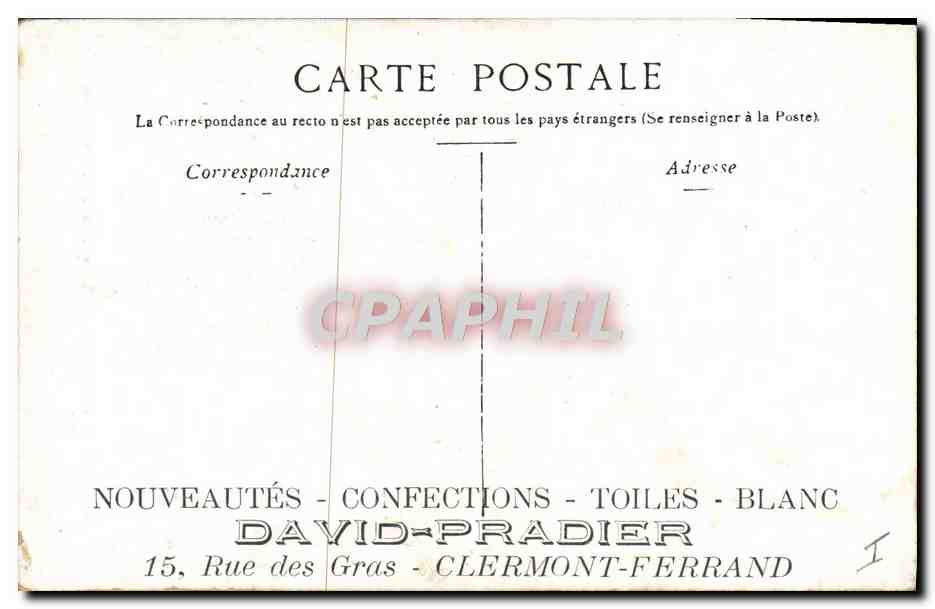 CPA Bourges Le Theatre et le palais Jacques Coeur  — Verso