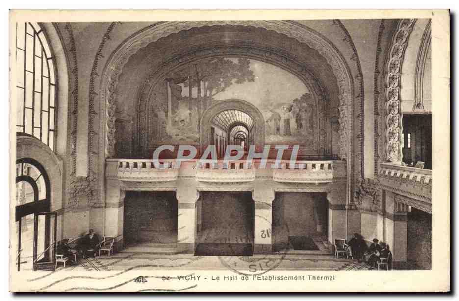 CPA Vichy Le Hall De I'Etablissement Thermal