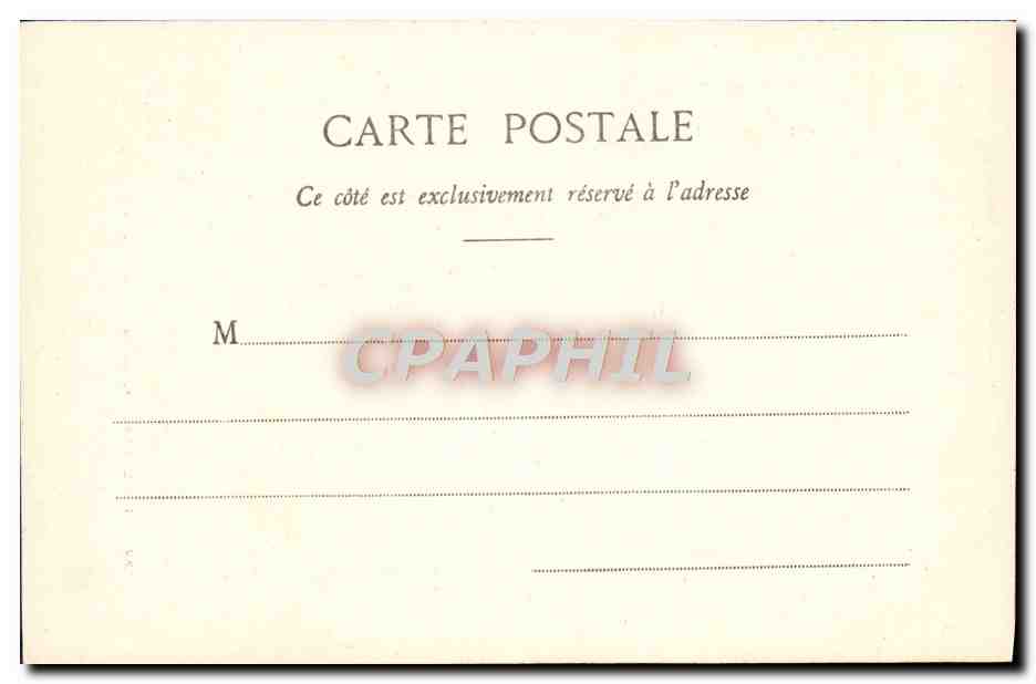 CPA Toulouse Salle Des Illustres Au Capitole — Verso