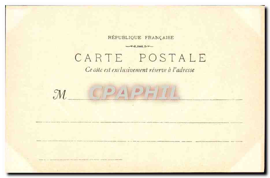 CPA Nimes Jardins De La Fontaire — Back