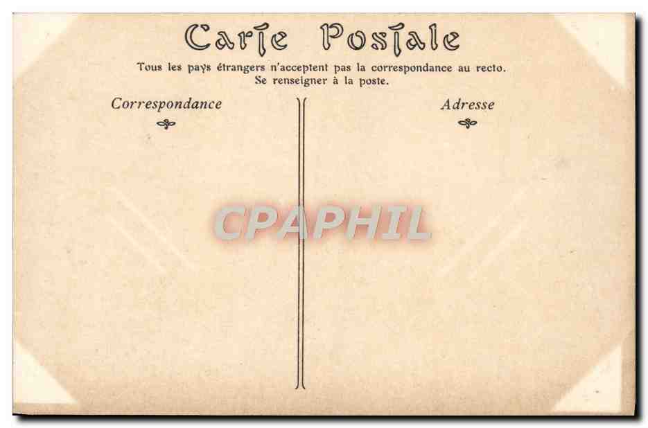 CPA Moret La Porte De Sannois — Rückseite