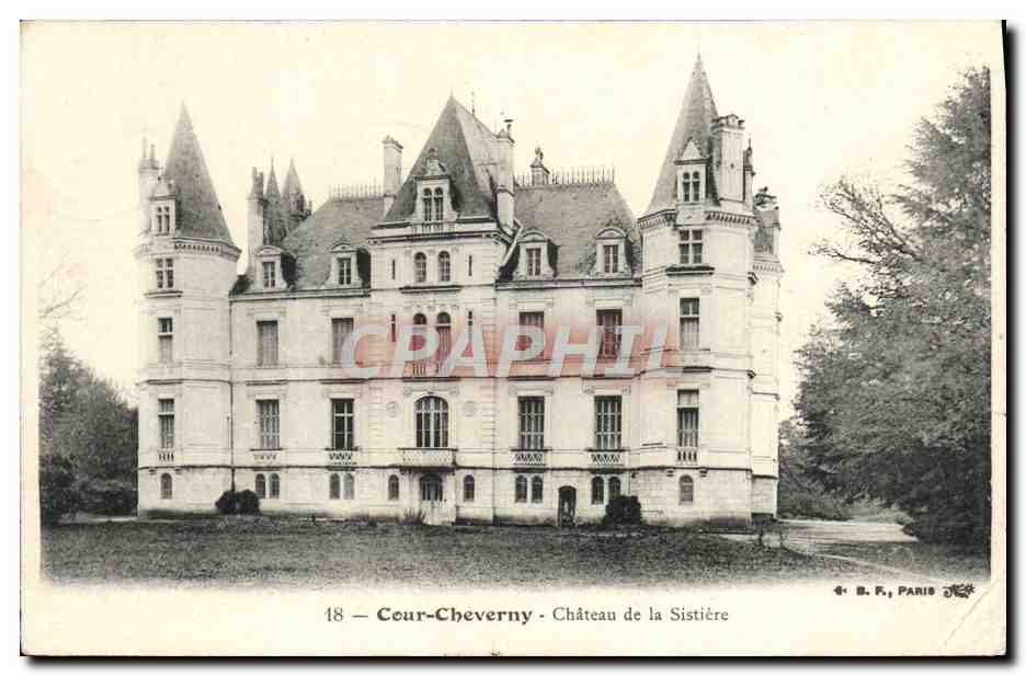 CPA Cour Cheverny Chateau de la Sistiere