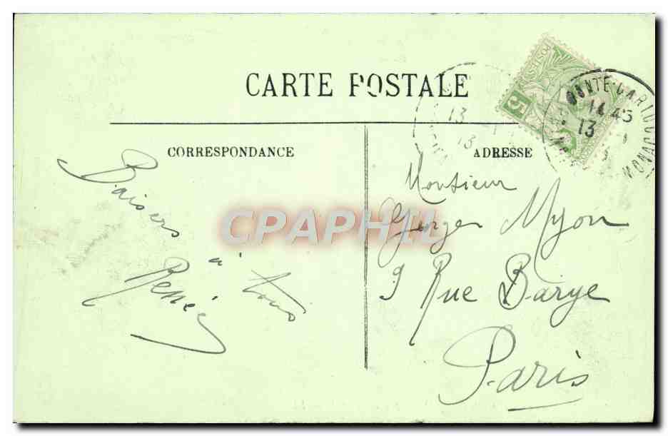 CPA Monaco Et Monte Carlo pris du signal — Rückseite