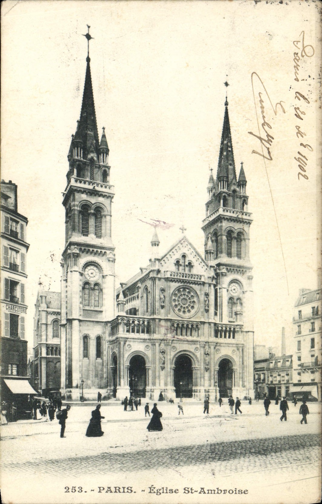 CPA Paris Eglise St Ambroise