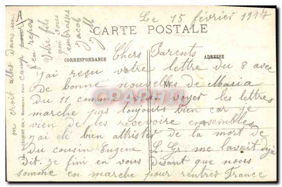 CPA Douane Douanes Montreux Chateau Le pont et le cafe de l'ancienne frontiere — Rückseite
